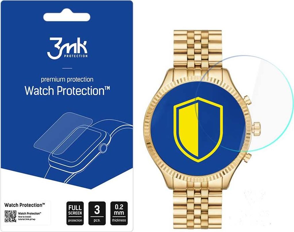 3mk Display Schutzfolie Watch Protection für Michael Kors Access 0,2mm (3 Stück)