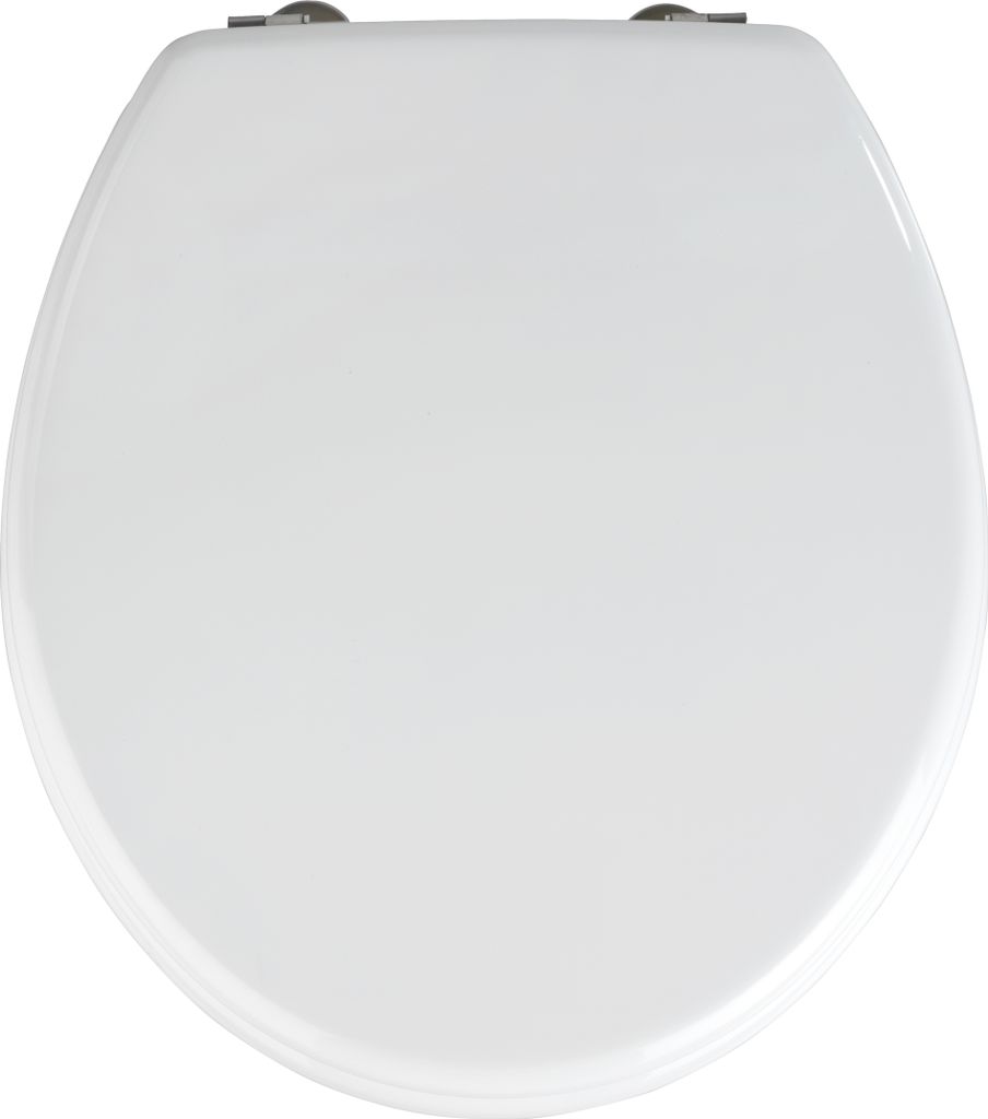 WENKO - Asiento de inodoro PRIMA, blanco. Tapa de inodoro, Imagen del producto 
