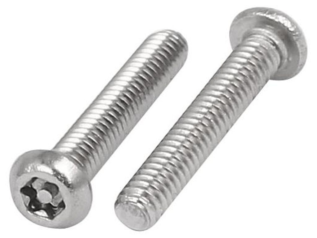 30Stk M2x12mm 304 Edelstahl Linsenkopf Torx Maschine Schrauben Linsenschrauben DE de