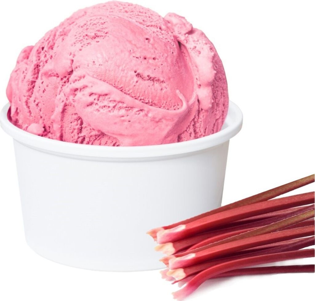 Joghurt Rhabarber Low Carb Eis Pulver Vegan Zucker-, laktosefrei 10 kg