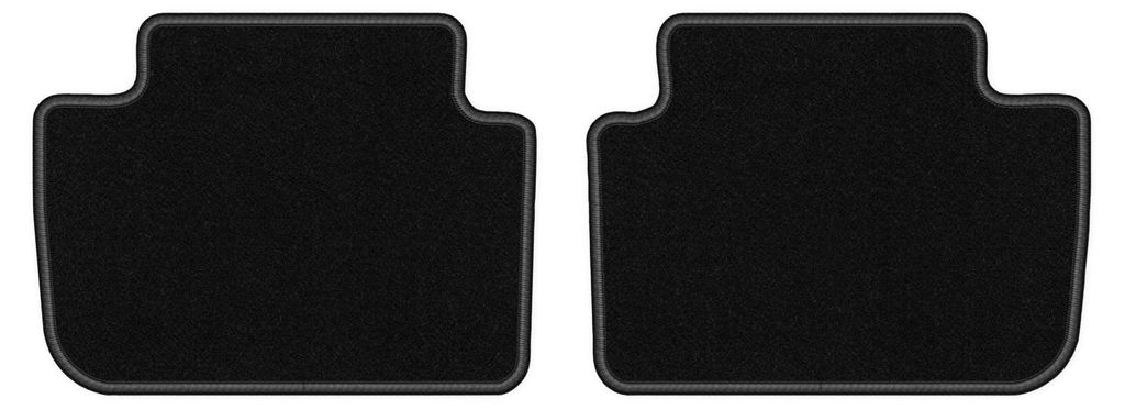 Velours-Fußmatten Hinten für BMW X3 E83 2003-2010 (SUV) – Produktbild 