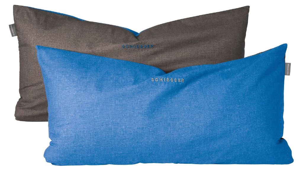 SCHIESSER Kissenhüllenset Doubleface | Zweifarbig | Produktbild 