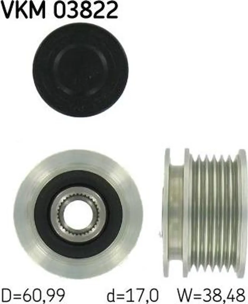 Roue libre alternateur Mercedes Classe C E G S VKM 03822 qualité origine