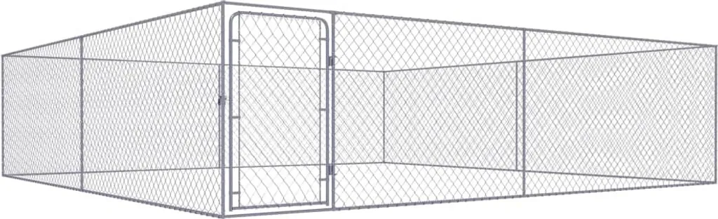 Cage de gabion en fil de fer galvanisé 4x4x1 m pour mur de soutènement