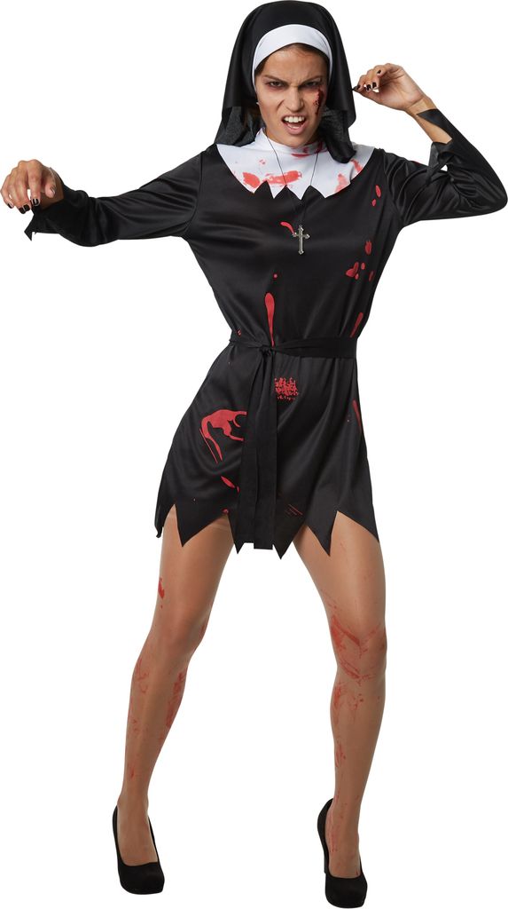 dressforfun® Frauenkostüm Gruselige Zombie Nonne Produktbild 