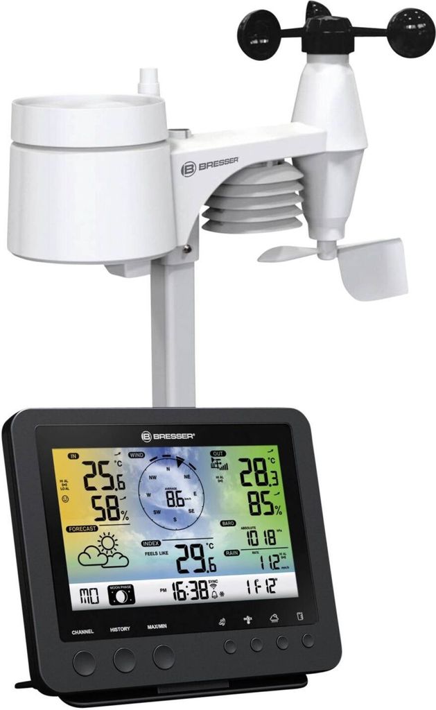 Bresser Wetter Center 5-in-1 WLAN Profi-Sensor Produktbild 