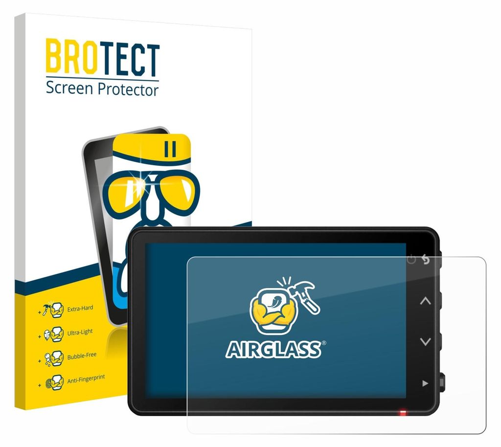 BROTECT Schutzglas für Garmin Catalyst 2 Schutzfolie Panzer Folie Glas Display Schutz klar