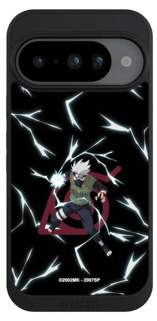 NIVOCASE Handyhülle für Google Pixel 10 Hülle NIVOpure Case Schwarz Naruto Shippuden Offizielles Lizenzprodukt Kakashi