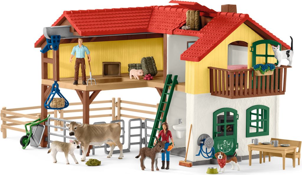 Schleich Bauernhaus mit Stall (42407) Produktbild 2