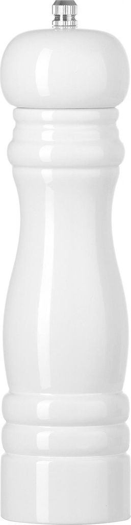 Cookinglife Salzmühle Rocca Weiß Glänzend - Keramik Mahlwerk - 21,5 cm