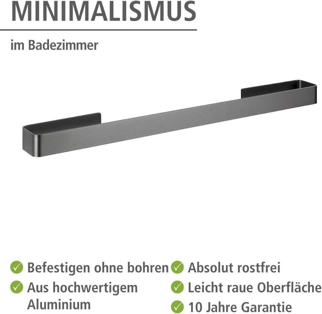 WENKO Handtuch Halter Stange Aluminium Bad Selbstklebend Produktbild 4