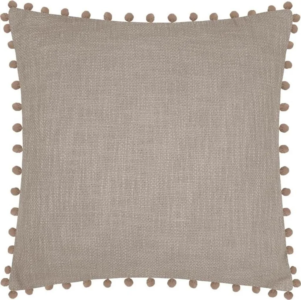 Coussin SANCHEZ brun 40x40 cm en coton pour rénover votre canapé