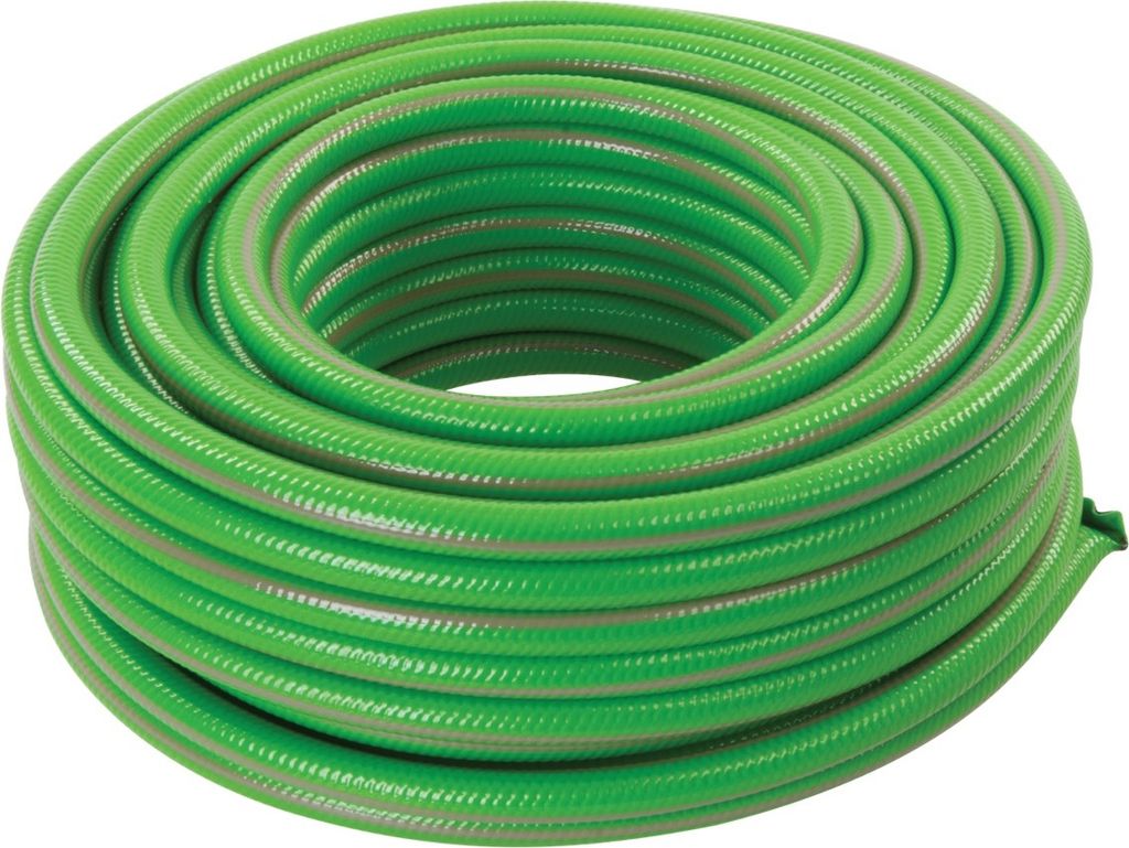 SILVERLINE 30 Meter PVC-Schlauch Gartenschlauch mit Gewebeeinlage 633627 Wasserschlauch