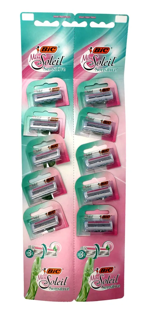 Bic Miss Soleil Sensitive 10pz - Rasoio Delicato e Veloce Donna