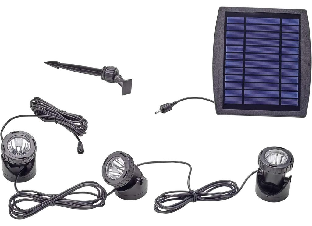 Pontec PondoSolar LED Set 3 - Teich Solar LED Beleuchtung 3 Produktbild 