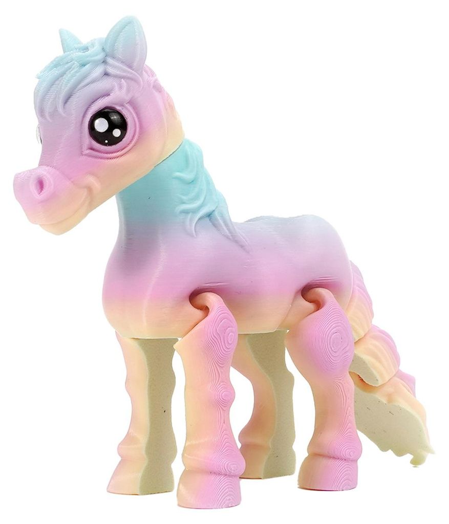 3D-gedrucktes Pferdeornament, bewegliches Pferd, geflügeltes Einhorn-Spielzeug, flexibles Tier-Fidget-Spielzeug mit beweglichen Gelenken, ideal zu...