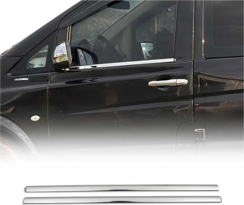 Modanature per Mercedes Vito W639 2003-2014 in acciaio inox cromato 2x