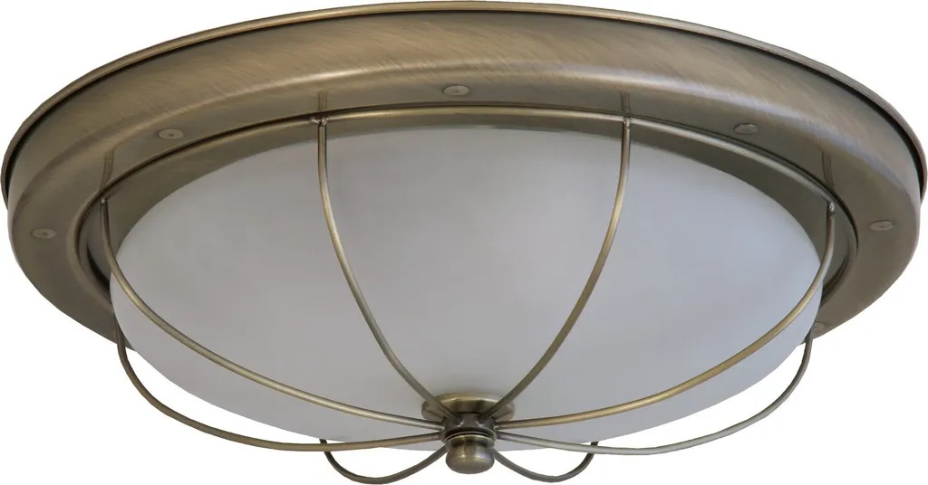 Offerta Plafoniera Rabalux Sudan 7995 Marrone 36cm E27 Vetro Rotondo
