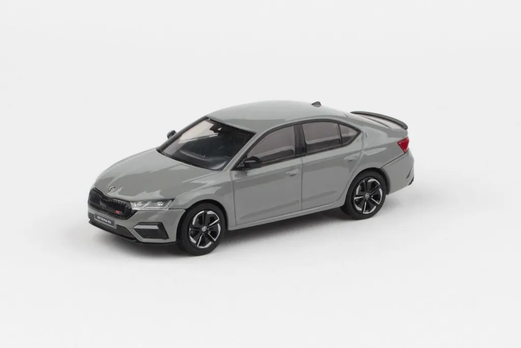 Voiture Miniature Skoda Octavia IV RS 2020 - Abrex 1:43 en Métal Grise