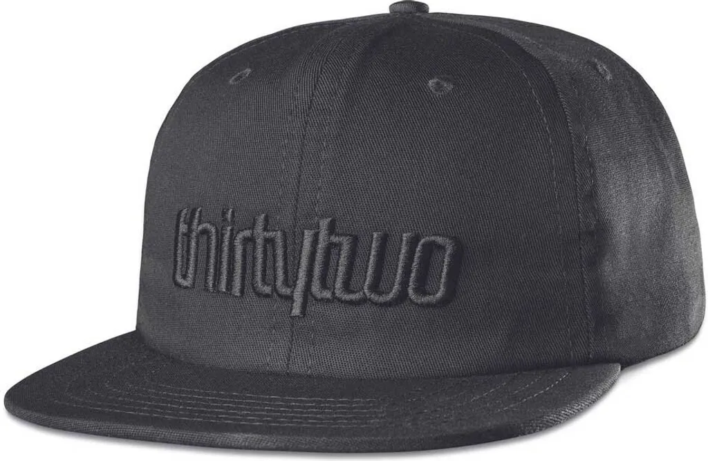 Casquette Thirtytwo Zeb Camp Noir Homme Idéale pour le Skate et Outdoor