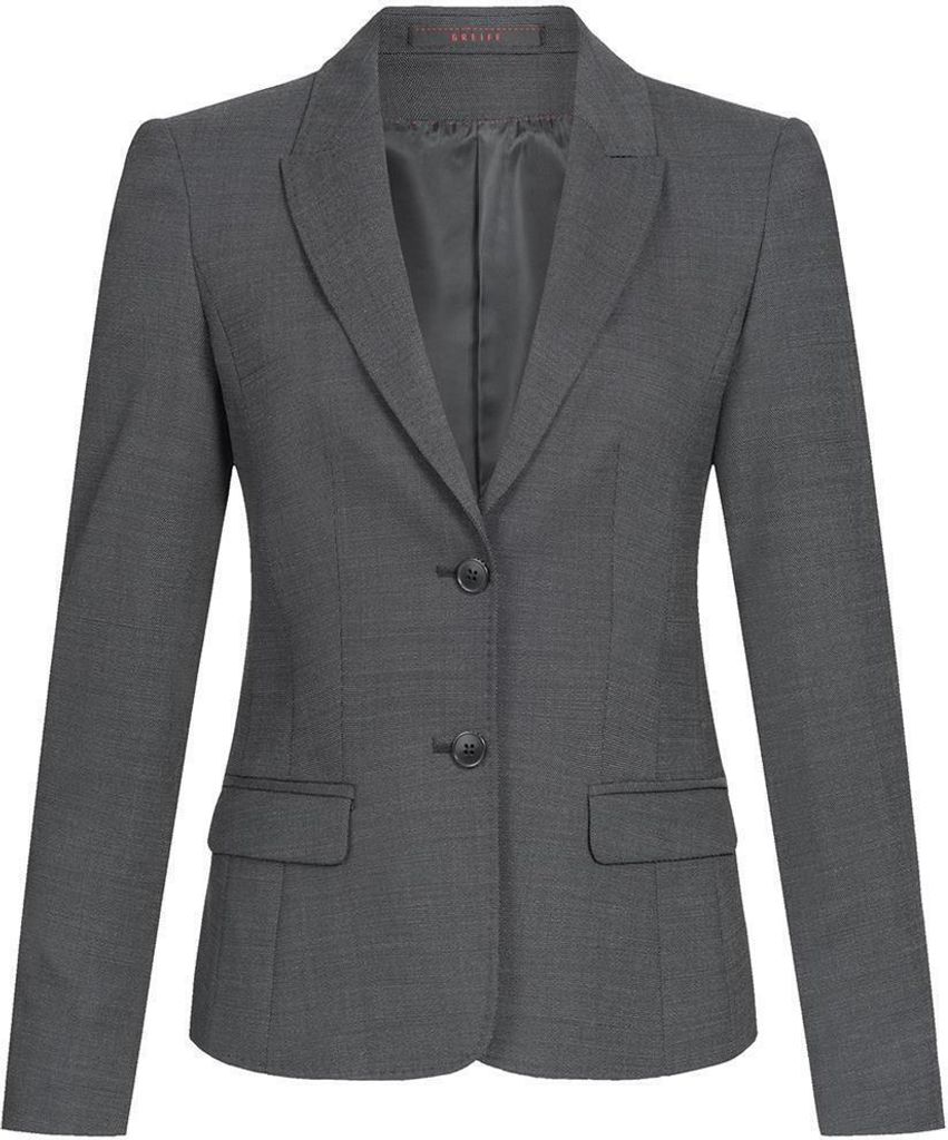 Greiff Modern WITH 37.5 Damen Blazer Regular-Fit Schwarz PINPOINT 40