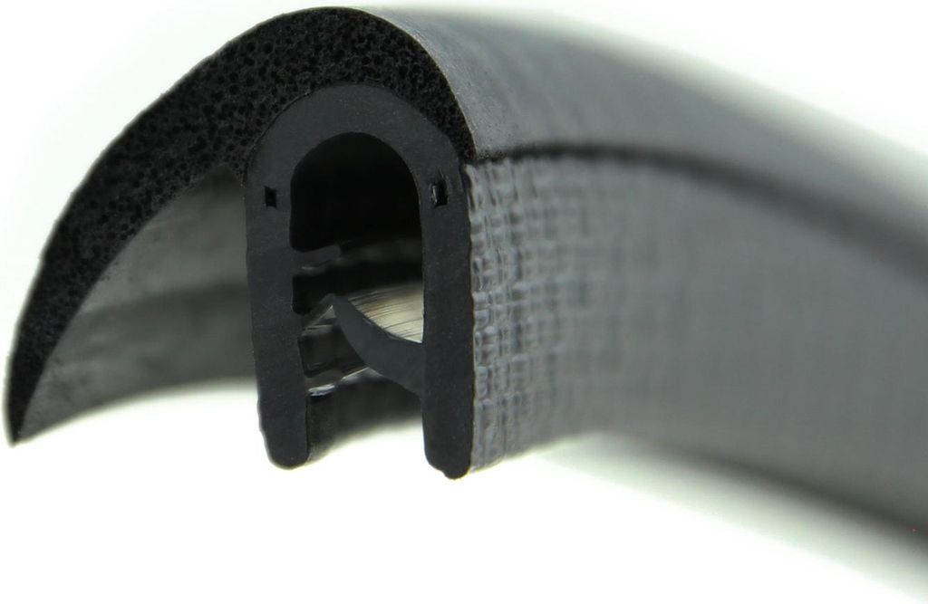 DF20 - Kantenschutz Dichtungs Profil Dichtung PVC/EPDM - Klemmbereich 2-5 mm