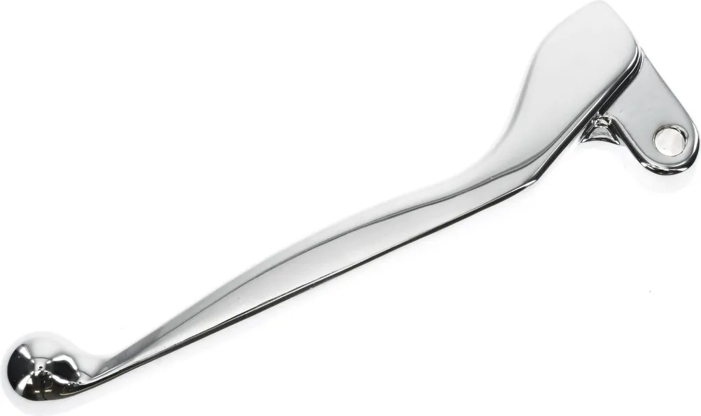Levier de commande gauche chromé en alu massif, finition premium 12cm
