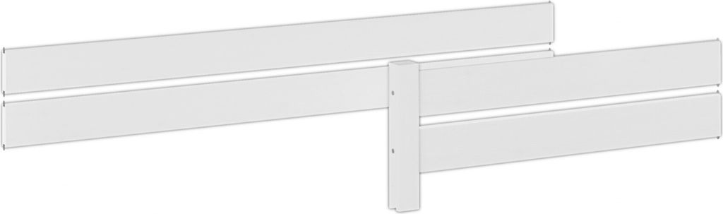 Kindersicherung Rausfallschutz weiß für Etagenbetten Modell 60.16 für untere Liegefläche 60.Kisi-16W