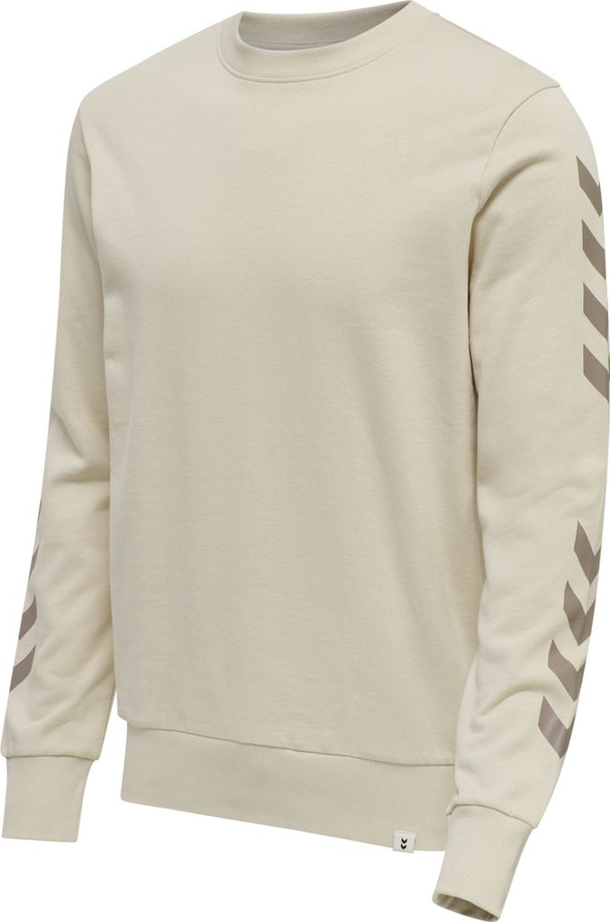 HUMMEL hmlLEGACY CHEVRON SWEATSHIRT, PUMICE STONE , S