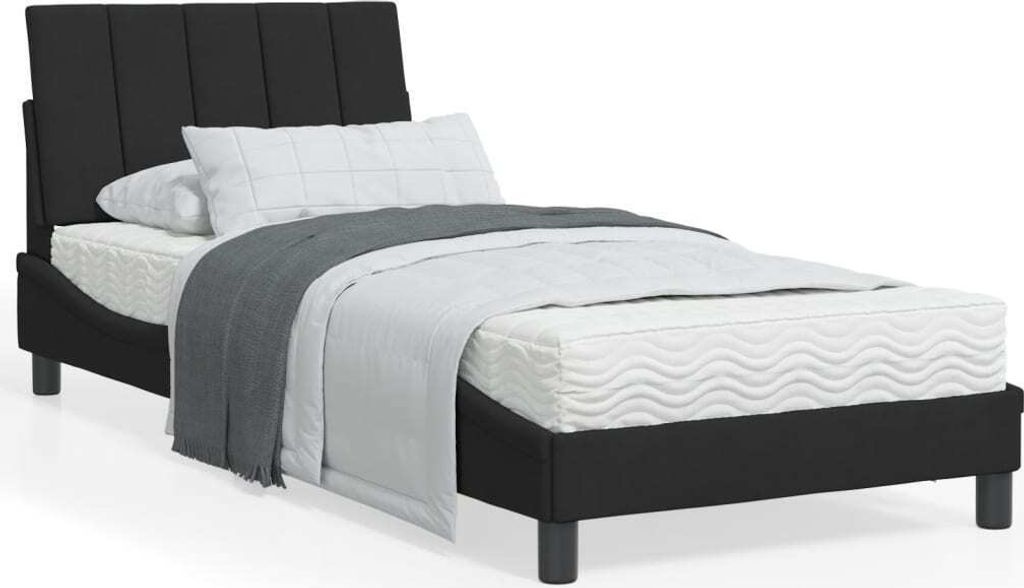 Maison Exclusive - Bettgestell ohne Matratze "Hanko" Schwarz 80x200 cm Samt