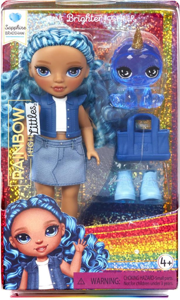 MGA HIT Rainbow High Littles Dolls Sapphire blue 531197 Zdjęcie produktu 