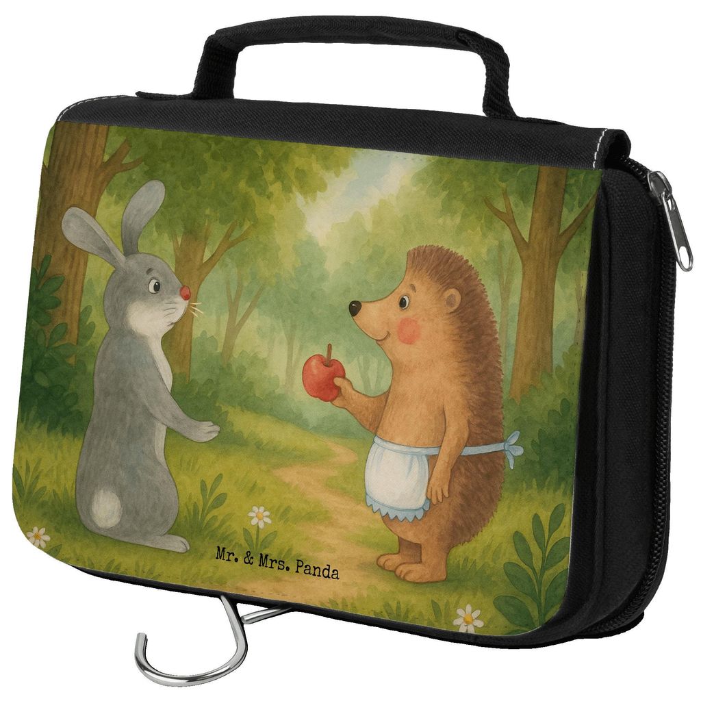 Mr. & Mrs. Panda kulturtäschchen Hase Igel Design - Weiß - Geschenk, Liebe Spruch, Trösten, Lustige Sprüche, kosmetiktäschchen, beauty case, K...