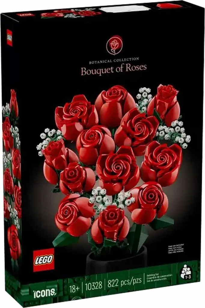 Déco Durable : LEGO 10328 Bouquet de Roses sans Entretien ni Allergies