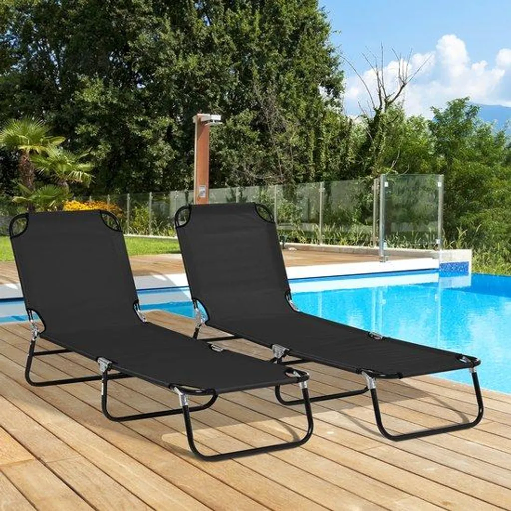 Pergola solarium en métal noir étanche pour terrasse et jardin zen