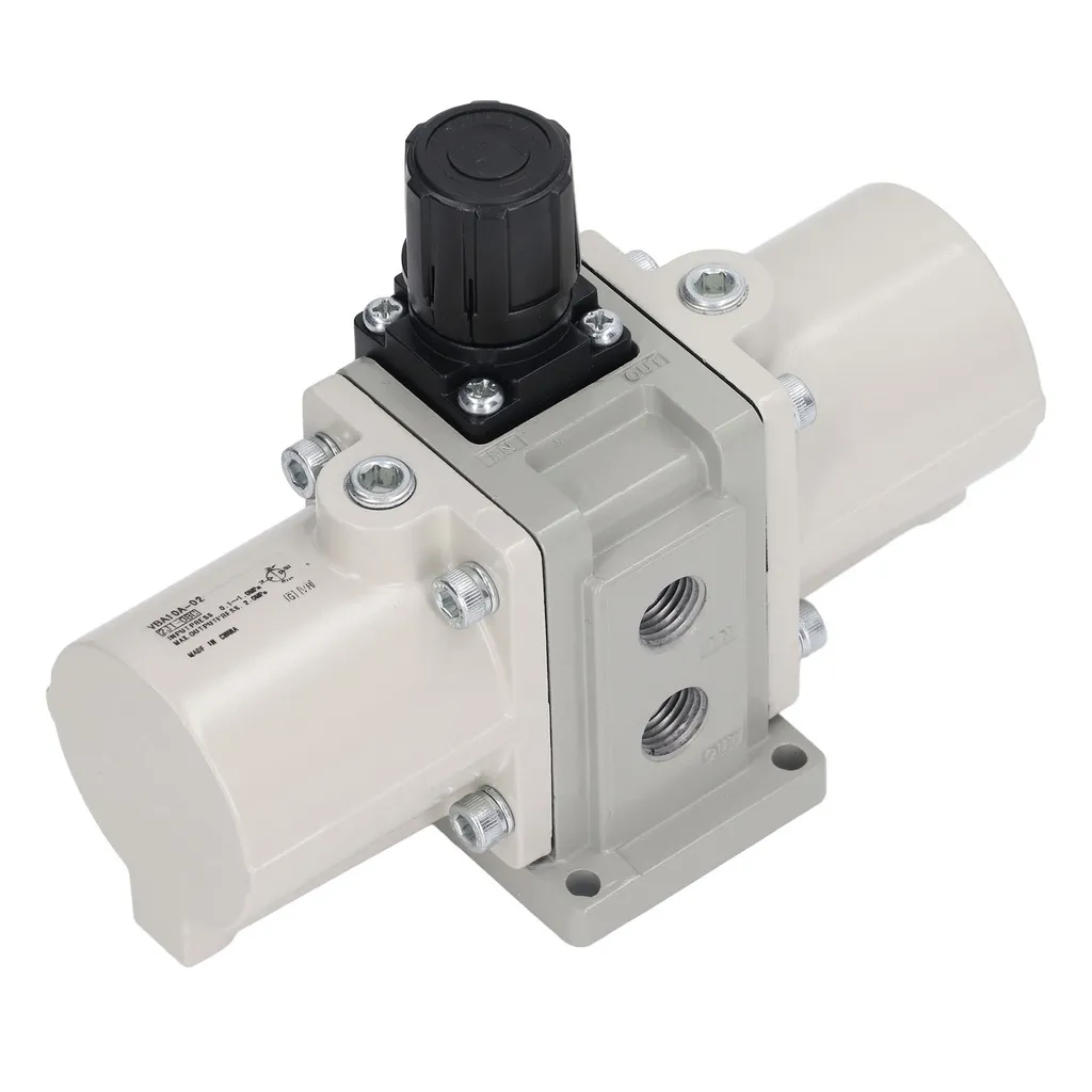 Valve d'augmentation de pression d'air robuste avec affichage analogique