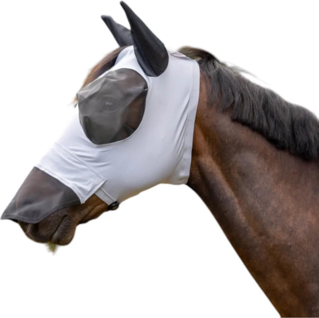 Maschera Antimosche BUSSE Twin Fit Flexi Plus Grigio VB Protezione Totale