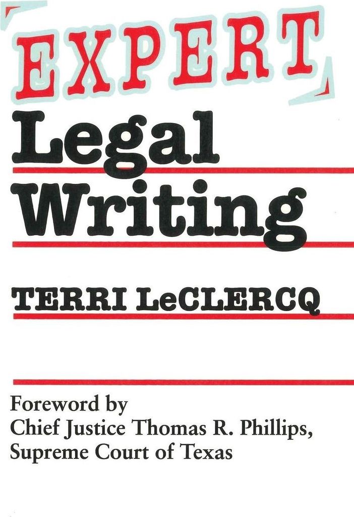 Expert Legal Writing – Lingua: Inglese