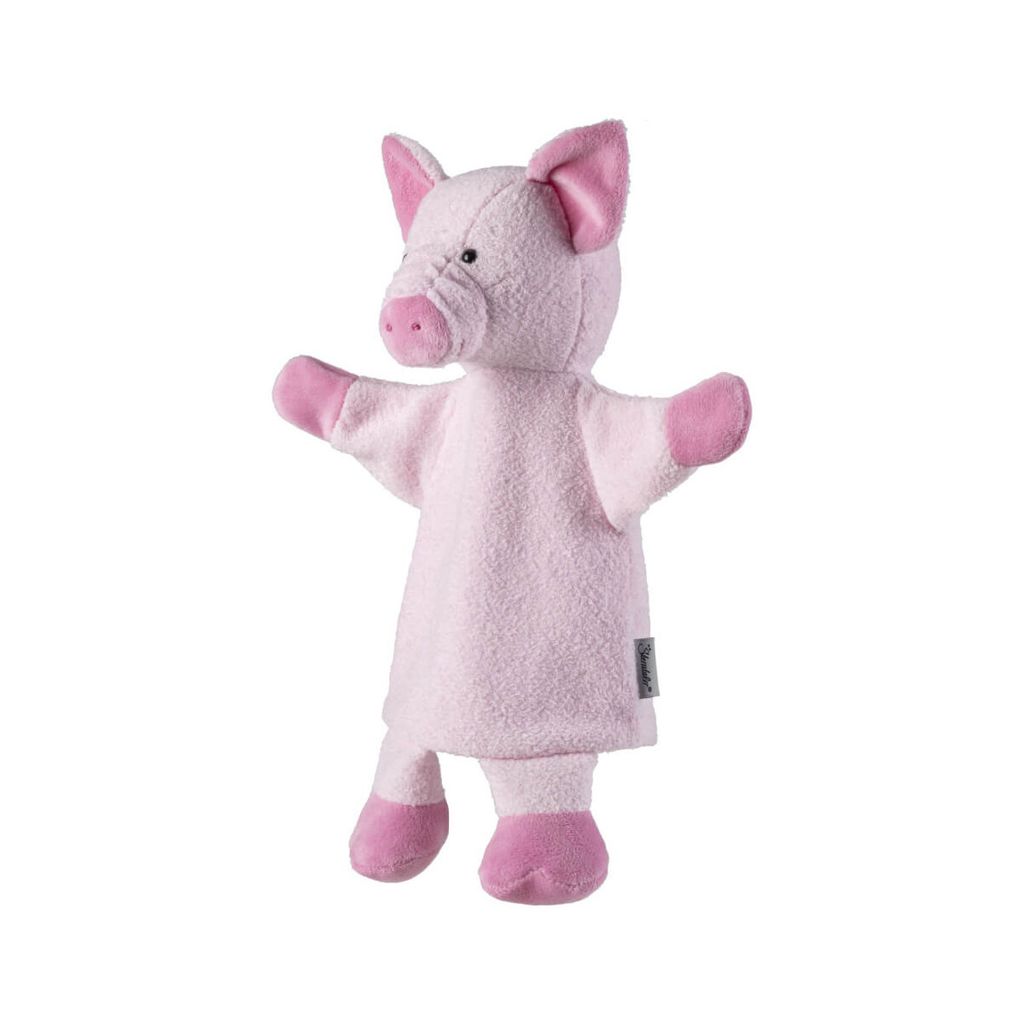 Handpuppe Schwein rosa