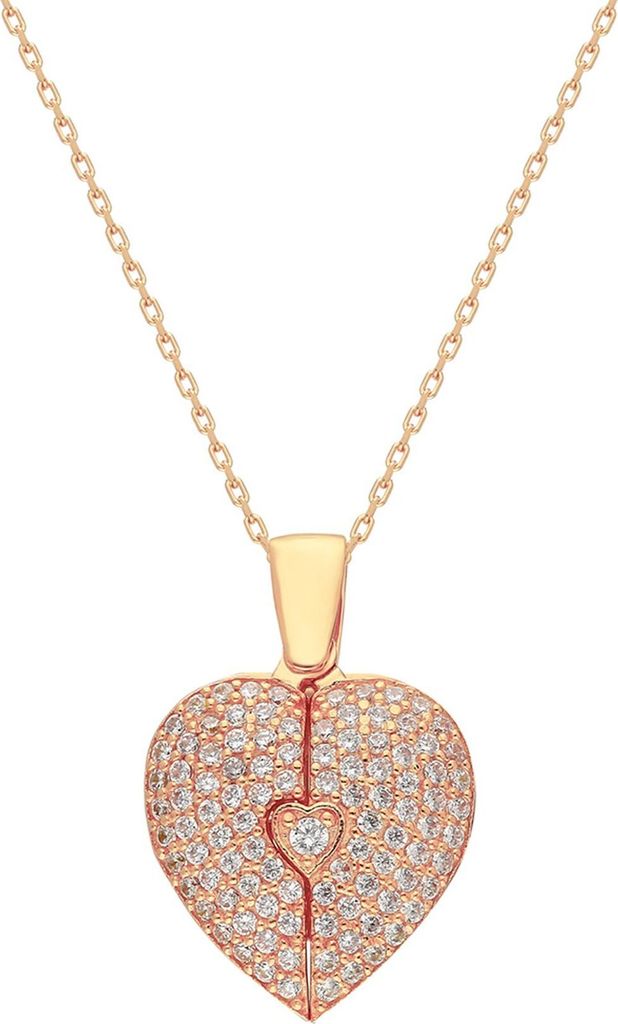 Dkeniz Anhänger mit Kette 925/- Sterling Silber 45,5+7,5cm Produktbild 
