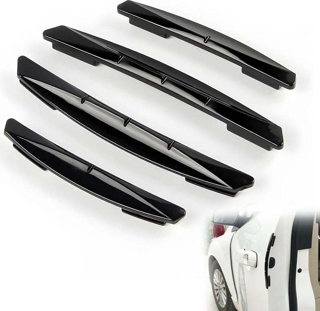 4 Stš¹ck Auto Gummi Tš¹rkantenschoner, Anti Kratzer Dekorative Streifen, Autotš¹r kantenschutz, Universell Einsetzbar fš¹r die meisten Fahr...