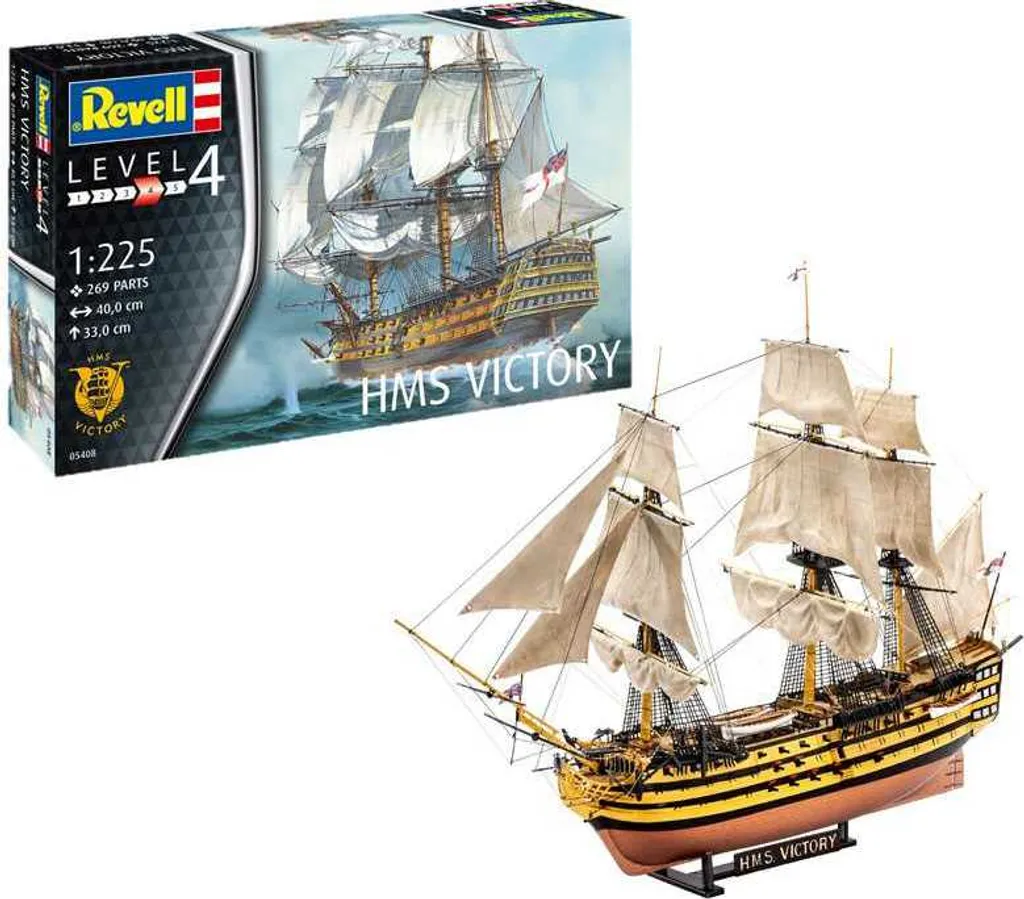 Coffret Maquette HMS Victory 1:225 Revell : Montage Facile et Complet
