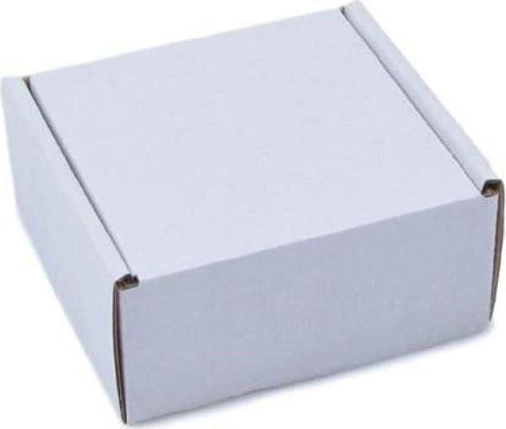 Karton Stanzteil Kartonbox 80x80x40mm F427 Weiß Größe XS