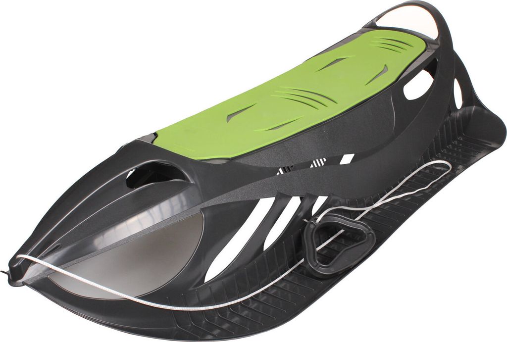 Neon Grip Kunststoffschlitten schwarz-limette