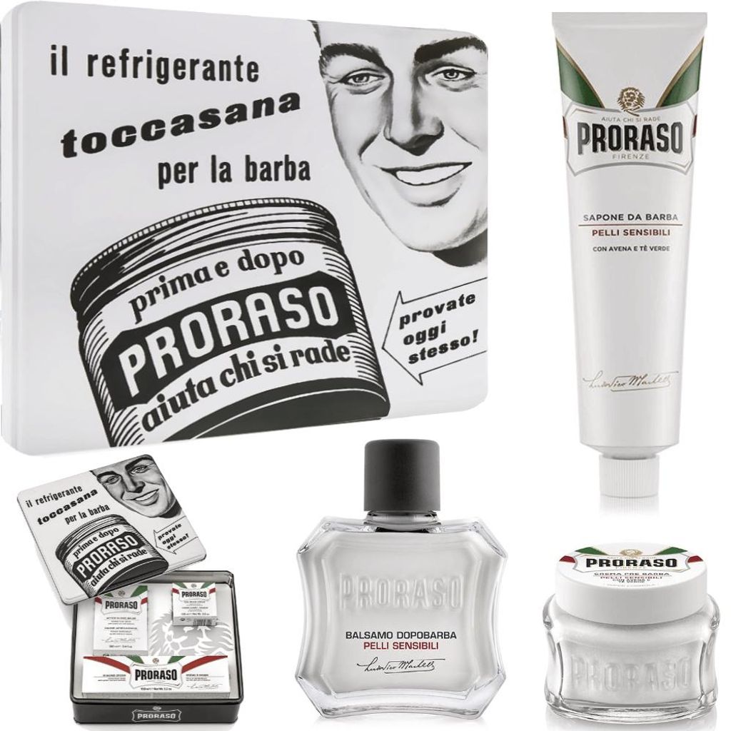 Scheerset voor vintage mannen, Proraso Toccsana Productafbeelding 