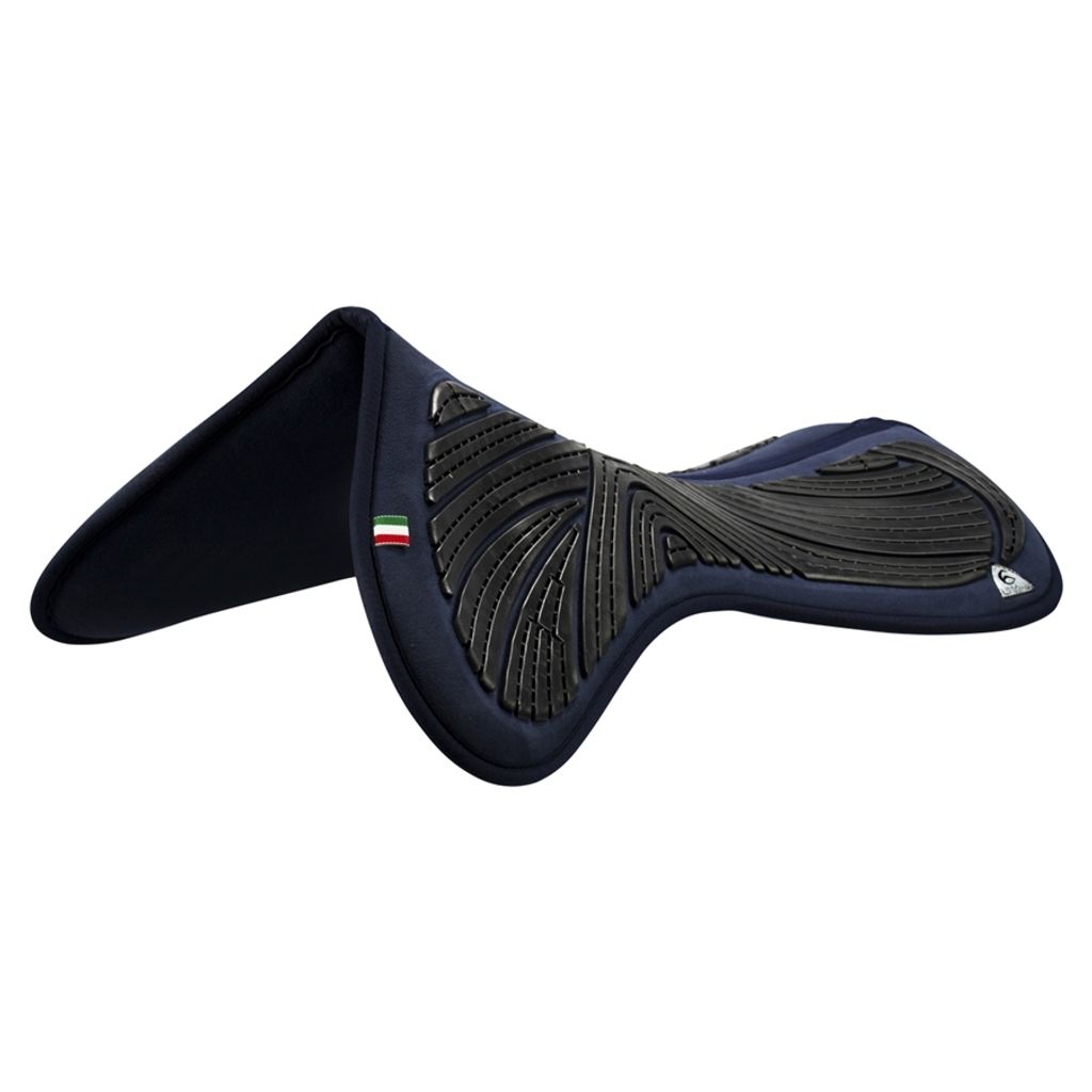 Acavallo Close Contact Gel Memory Foam Half Pad, Farbe:Blue, Größe:3
