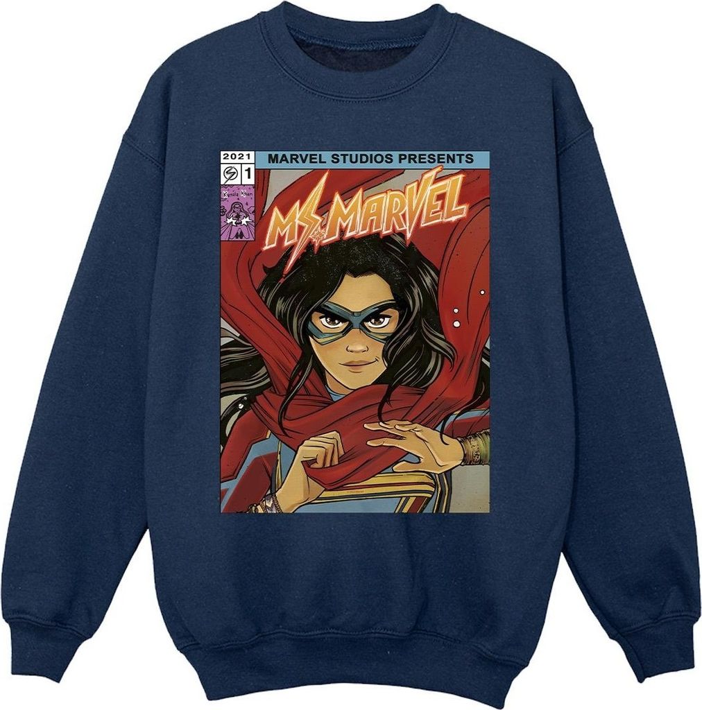 Marvel - Sweatshirt für Mädchen BI26366 (128) (Marineblau)