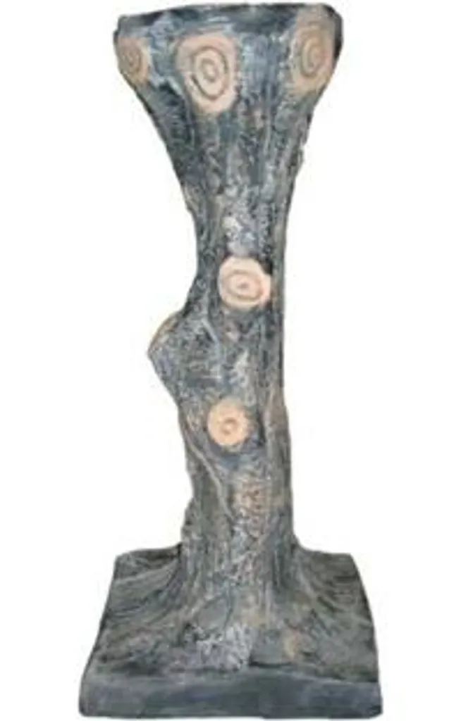 Colonne Support pour Statue 71 cm - Piédestal Robuste Finition Antique