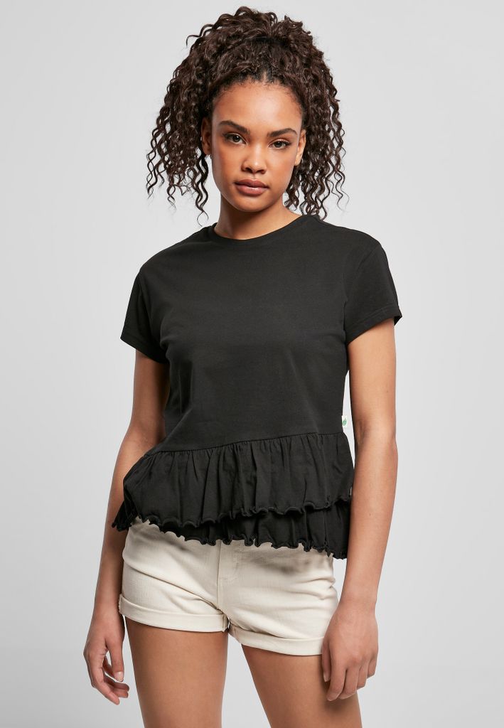 Ladies Organic Volant Tee black XS