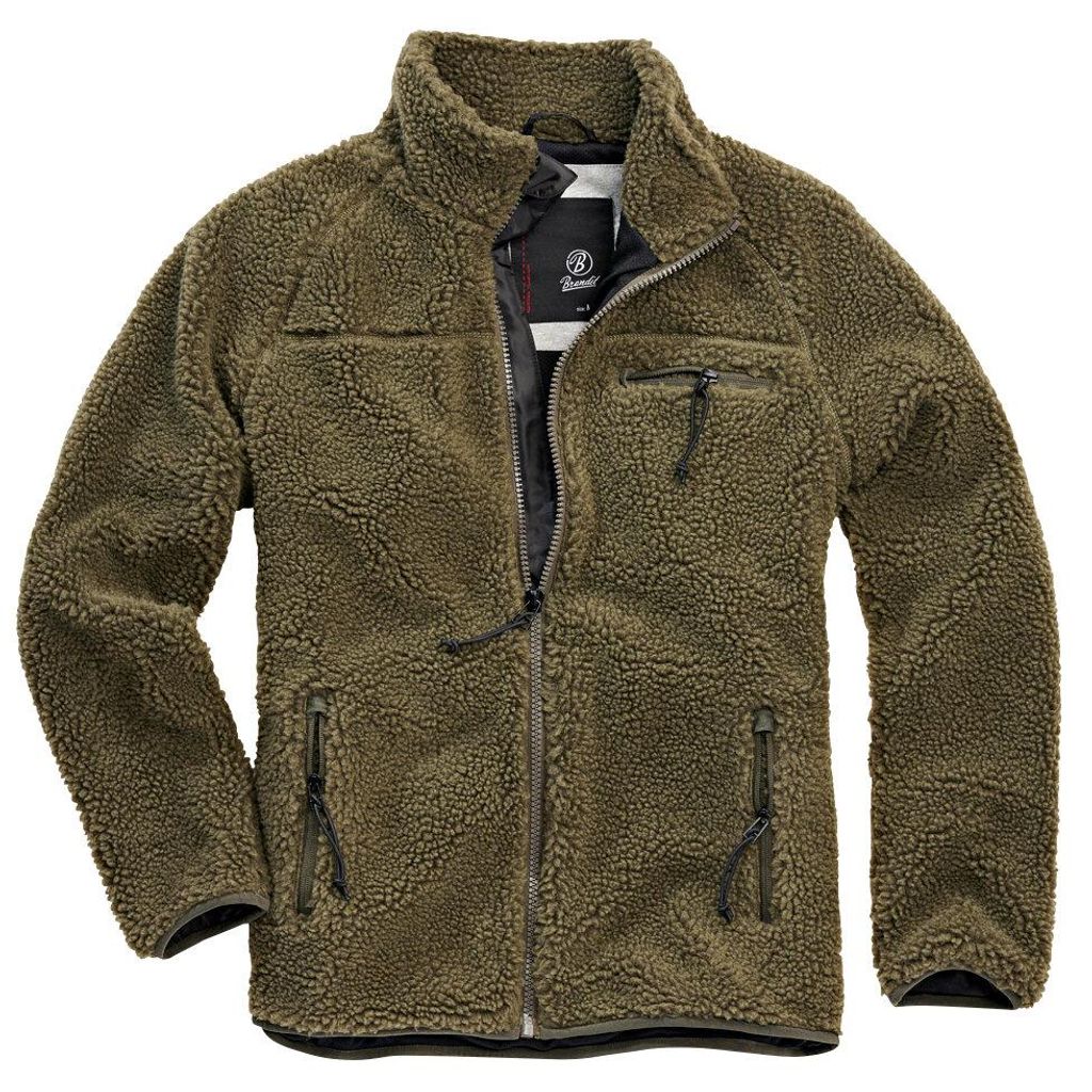 Brandit - Teddyfleece Jacke oliv - 5XL Produktbild 