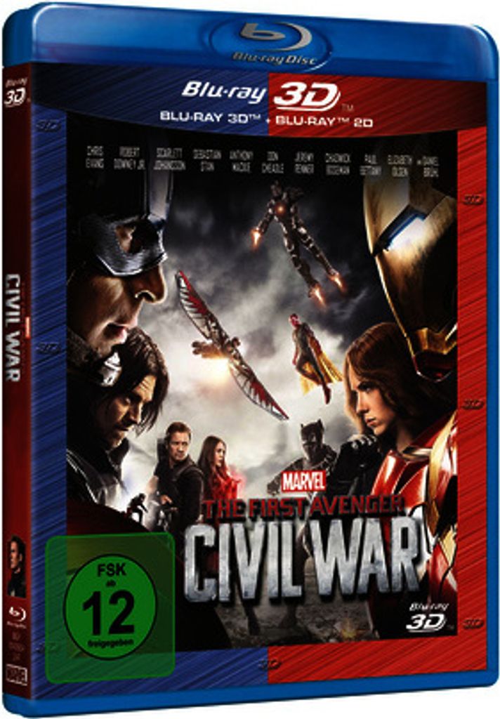 Blu-ray The First Avenger: Civil War 3D +2D